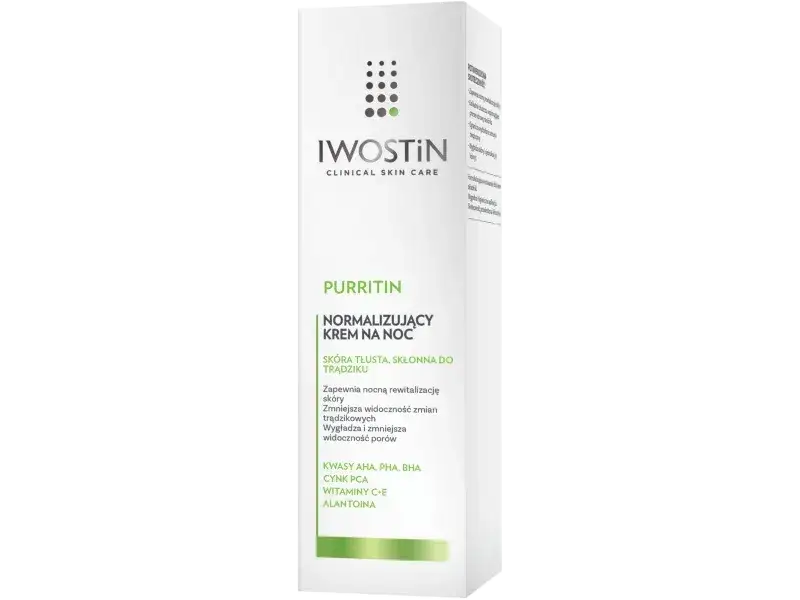 Zdjęcie Iwostin Purritin Rehydrin: Rozwiązanie na noc dla cery problematycznej?